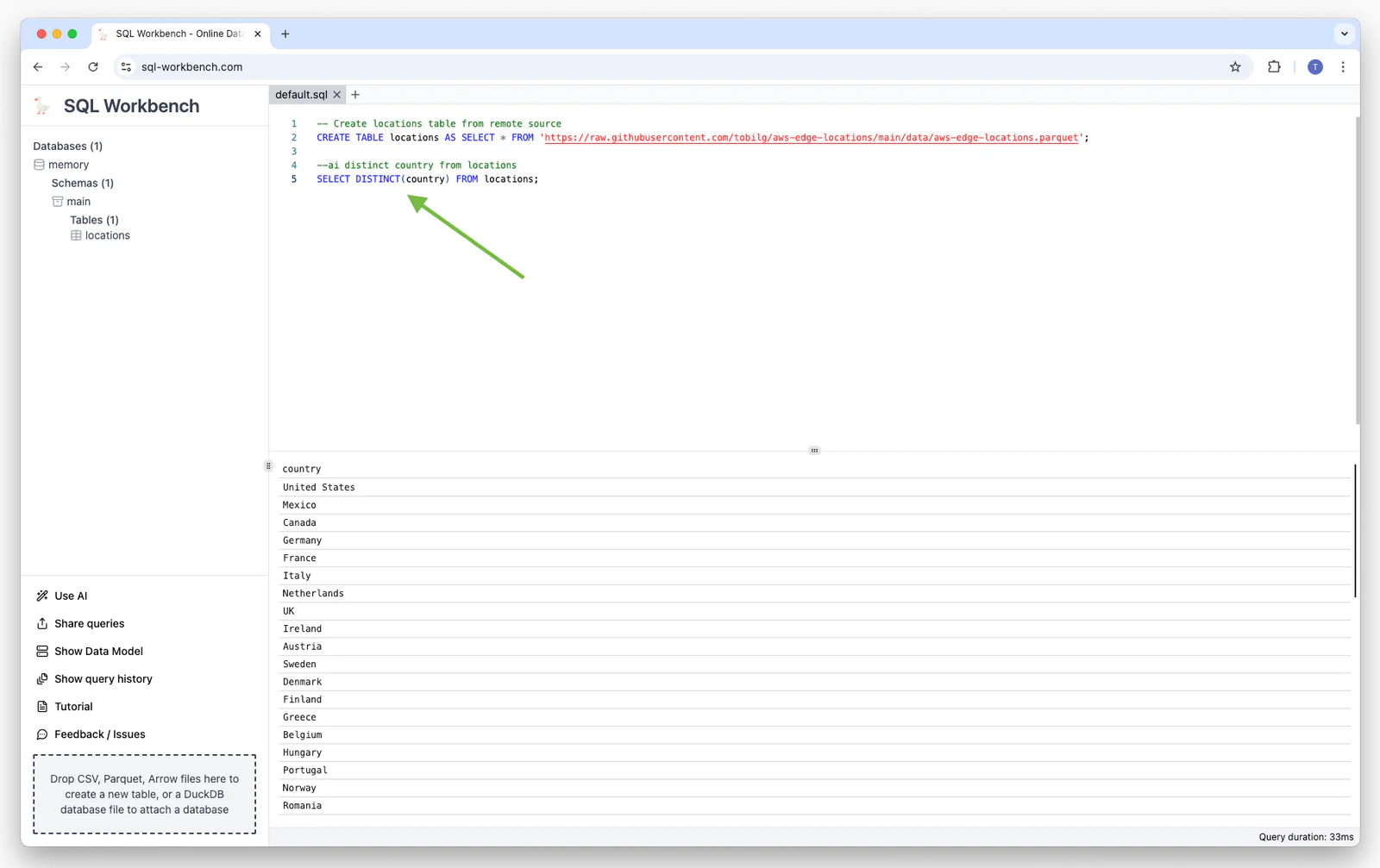 Generated SQL and result for the prompt: distinct service names that contain 'S3'